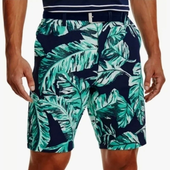 Under‎ Armour Floral Shorts Size 32 NWT - Picture 1 of 8